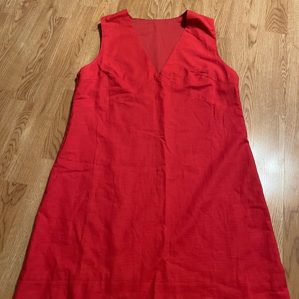 Commense Vibrant Cotton Linen Midi Dress - Picture 1 of 5